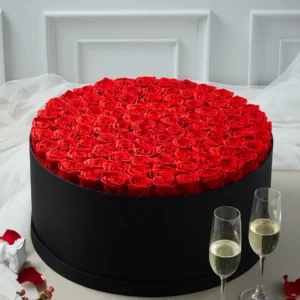 99 Preserved Red Roses