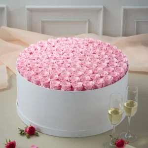 99 Preserved Pink Roses