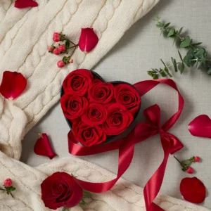 7 Preserved Red Roses