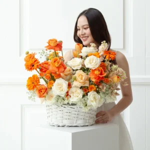 กระเช้าดอกไม้นิว ดอว์น